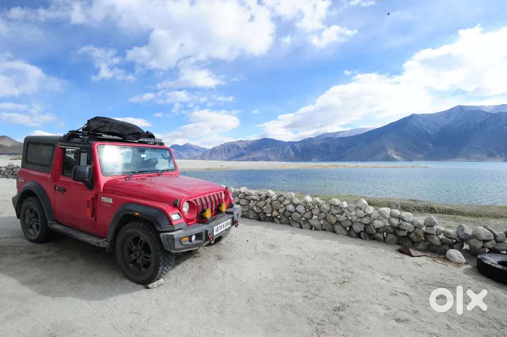 Mahindra Thar Petrol Hard Top Top Model Red Rage