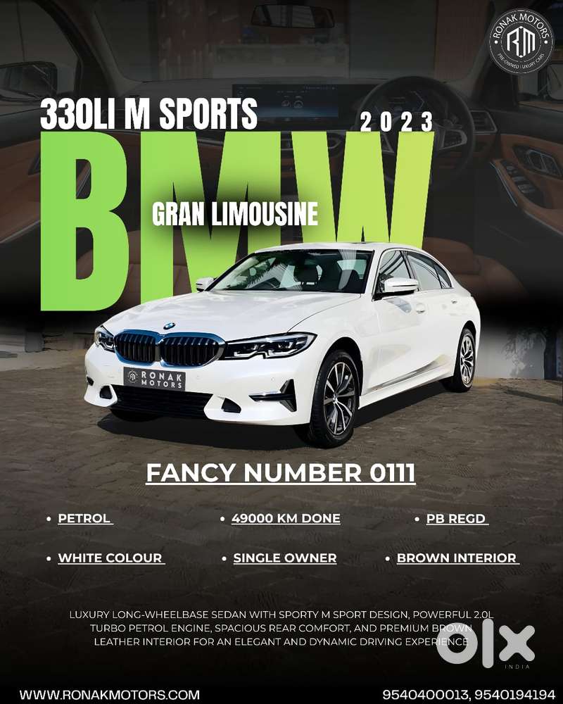 Bmw 3 Series Gran Limousine 330li M Sport, 2023, Petrol