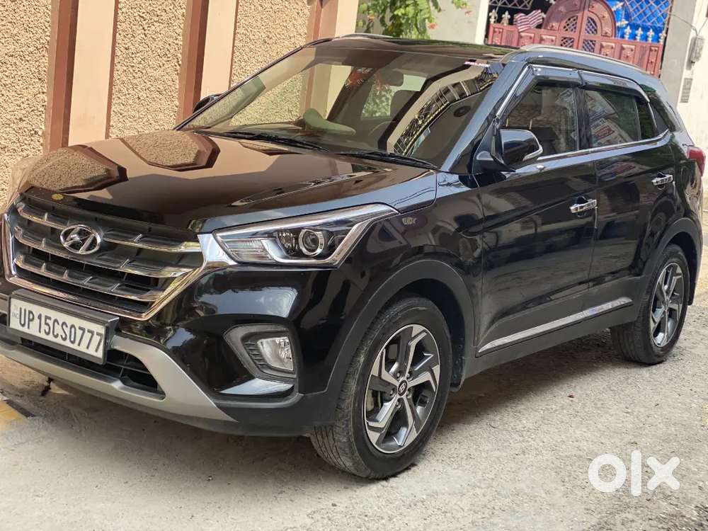 Hyundai Creta Diesel 2018 Black Colour Vip No. September Registration