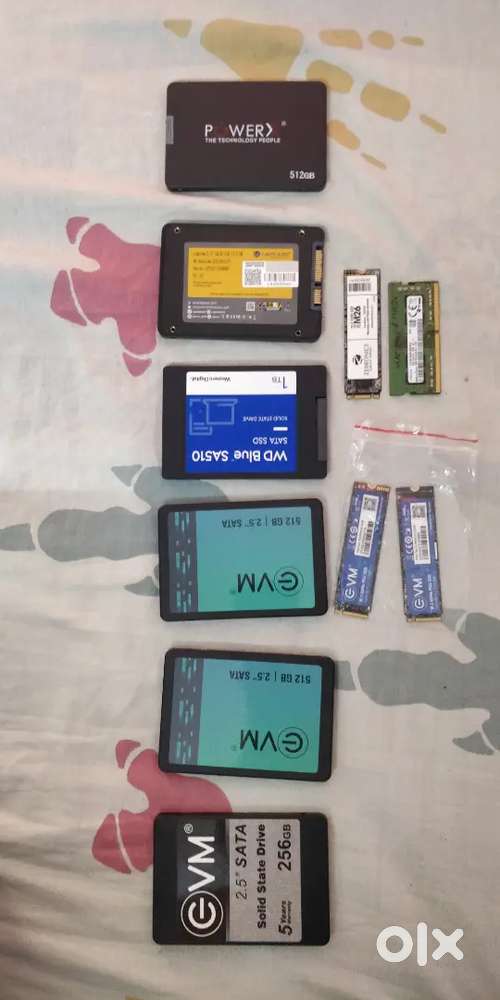 SSD & nvme &  ram and old HDD