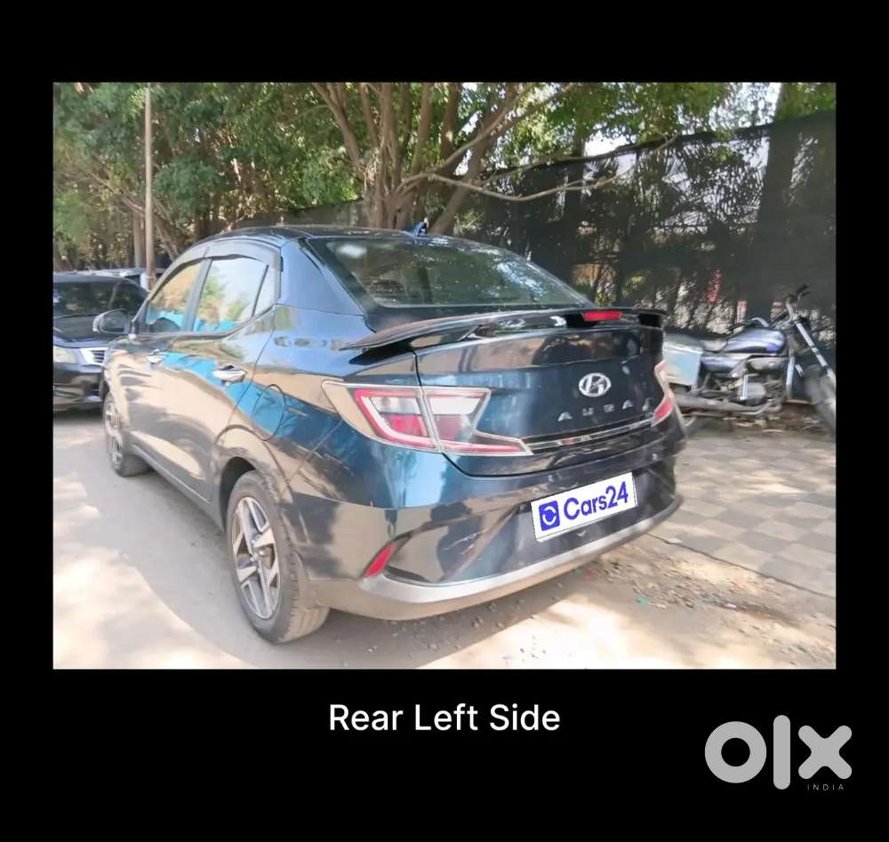 Hyundai Aura Sx Cng Aqua Teal Colour