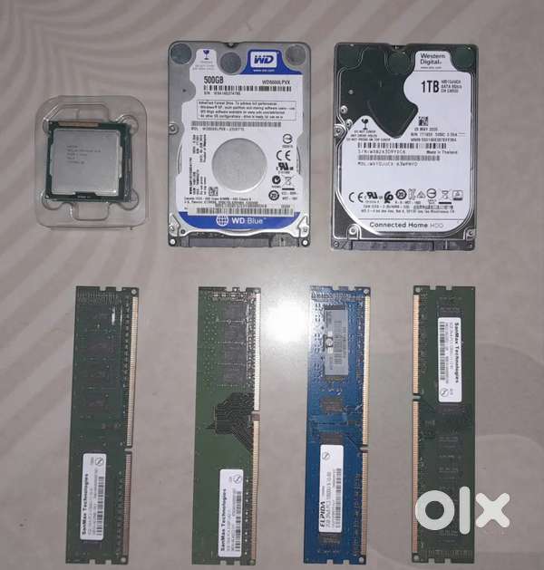 Hard Disk RAM PROCESSOR