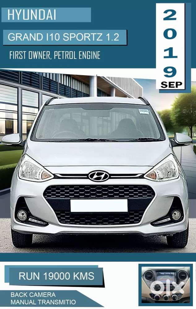 Hyundai Grand I10 Sportz 1.2 Kappa Vtvt, 2019, Petrol