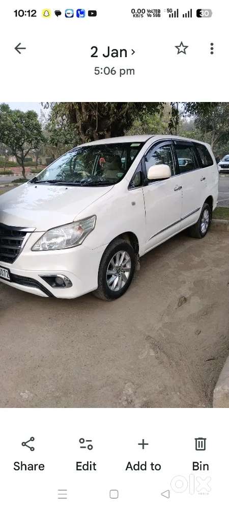 Toyota Innova G2 7 Str 2012 Model