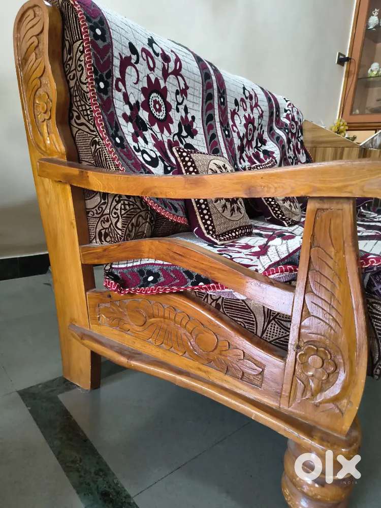 Teakwood sofa 3 seater