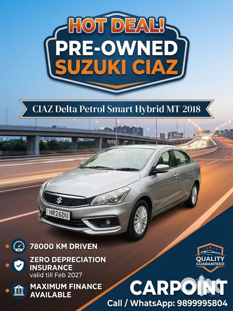 Maruti Suzuki Ciaz 1.4 Delta, 2018, Petrol