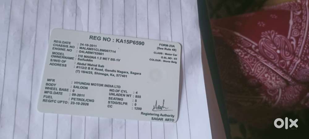 Hyundai I10 2011 Petrol Good Condition