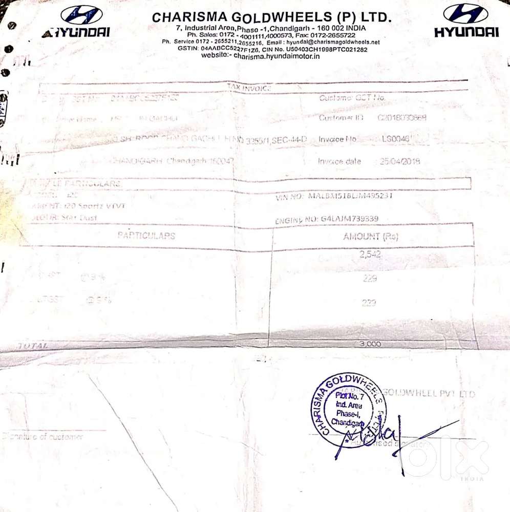 Hyundai Elite I20 Sportz 2018 Petrol Manual