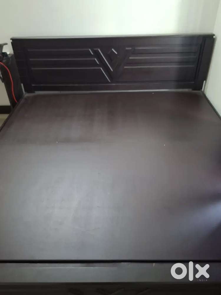 Wooden bed