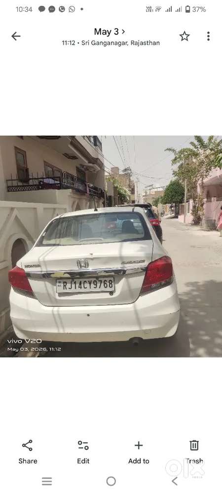 Honda Amaze 1.5 E 2015