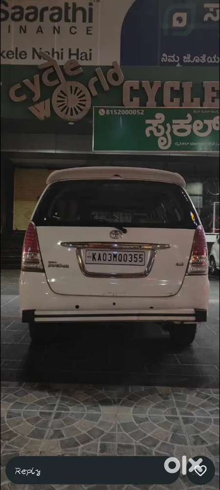 Toyota Innova 2012 Diesel Well Maintained