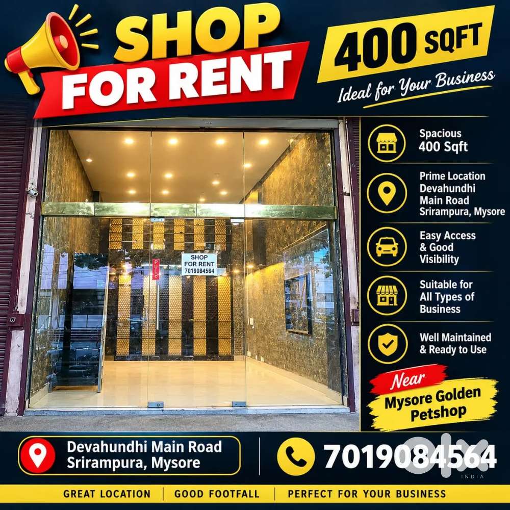 Shop for rent