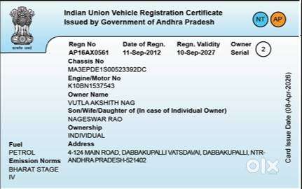 Maruti Suzuki A Star Amt 2012 Abs Petrol 65000km Driven Car.