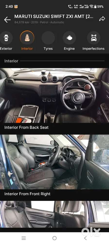 Maruti Suzuki Swift 2019 1.2 Zxi Amt