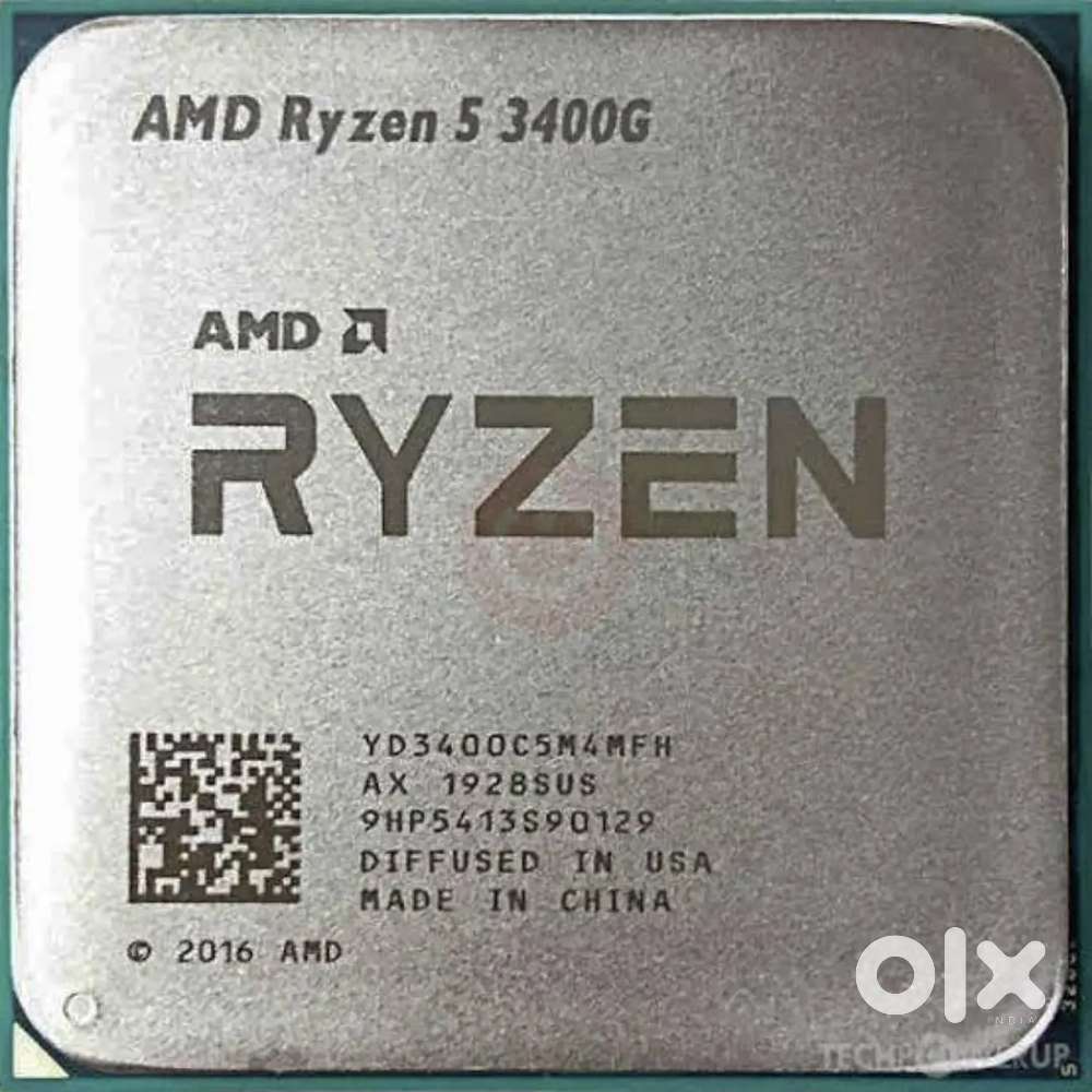 CPU Ryzen 5 3400G with vega graphics, 32 gb ram with bill 3yer old