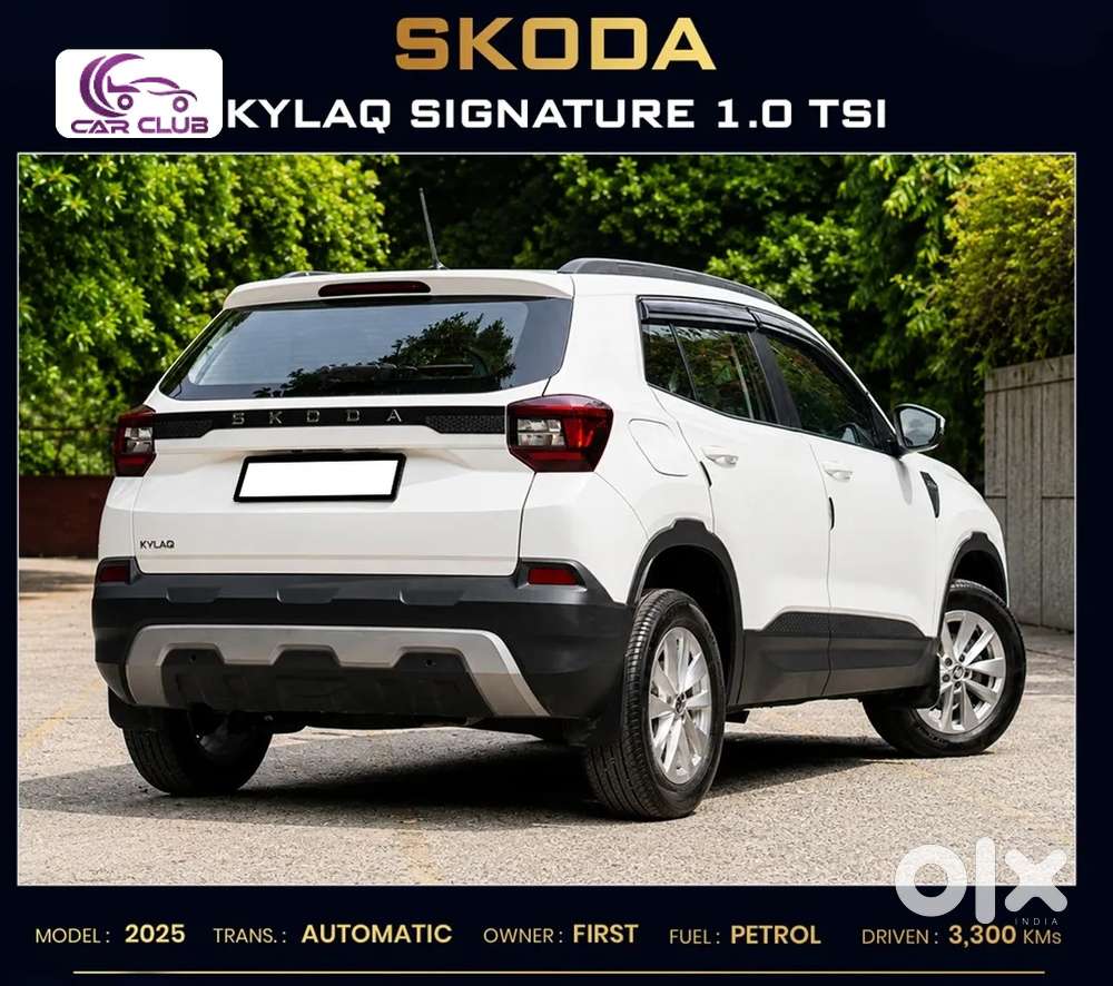 Skoda Kylaq Signature At, 2025, Petrol