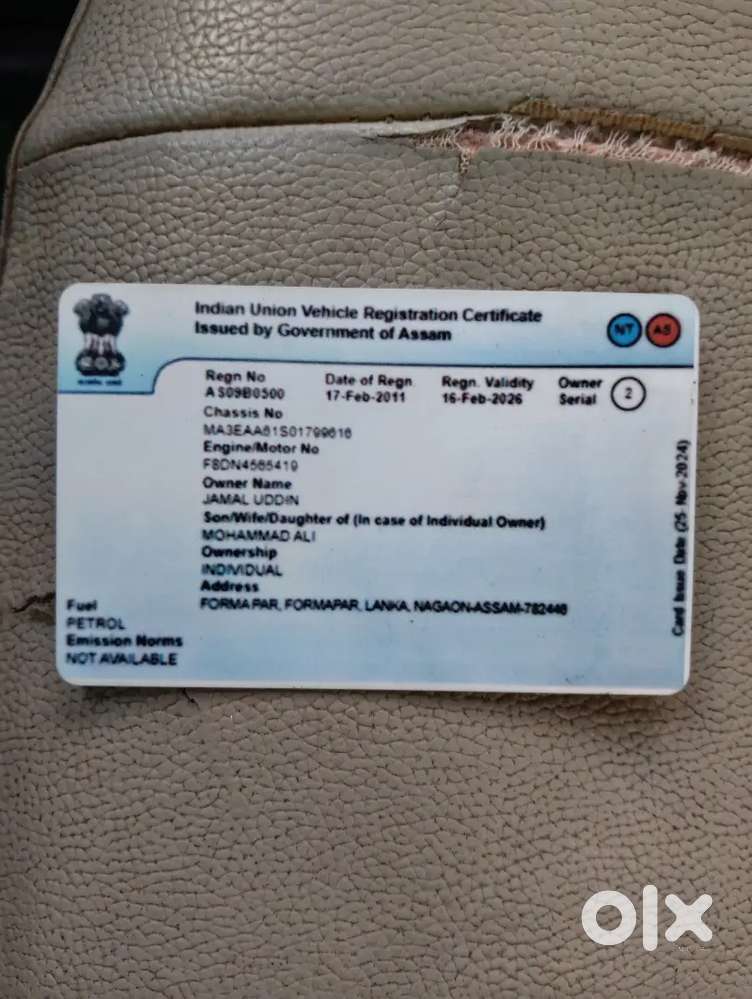 Maruti Suzuki 800 Petrol 2nd 2011