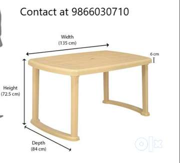 Neelkamal Plastic Dining Table Sofa Dining 1761763773