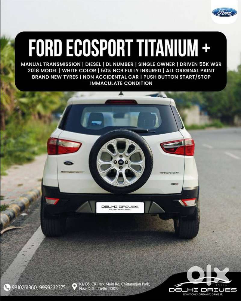 Ford Ecosport 1.5 Diesel Titanium Plus, 2018, Diesel