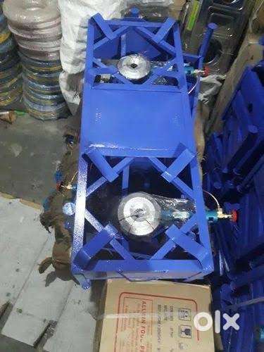 Duo bhatti 2B iron manual gas stove for food stall