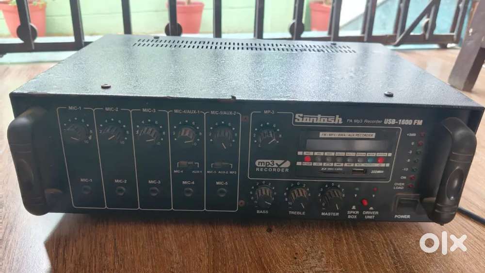 Santosh Amplifier High Power with 6 Sony Speakers