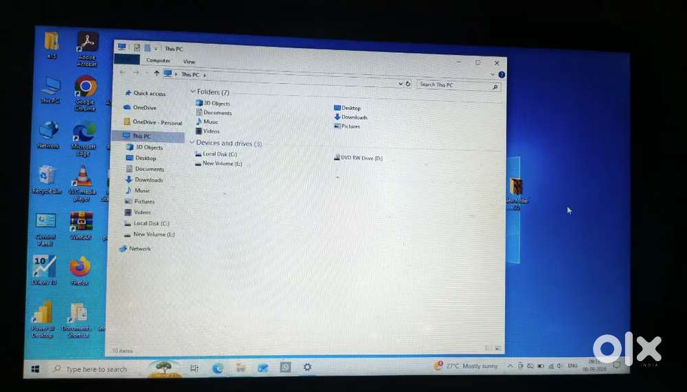 Dell Intel i3 laptop, Ram 4/ 256 SSD