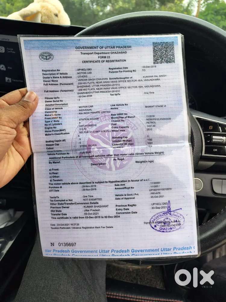 Kia Seltos 2019 Manual Petrol