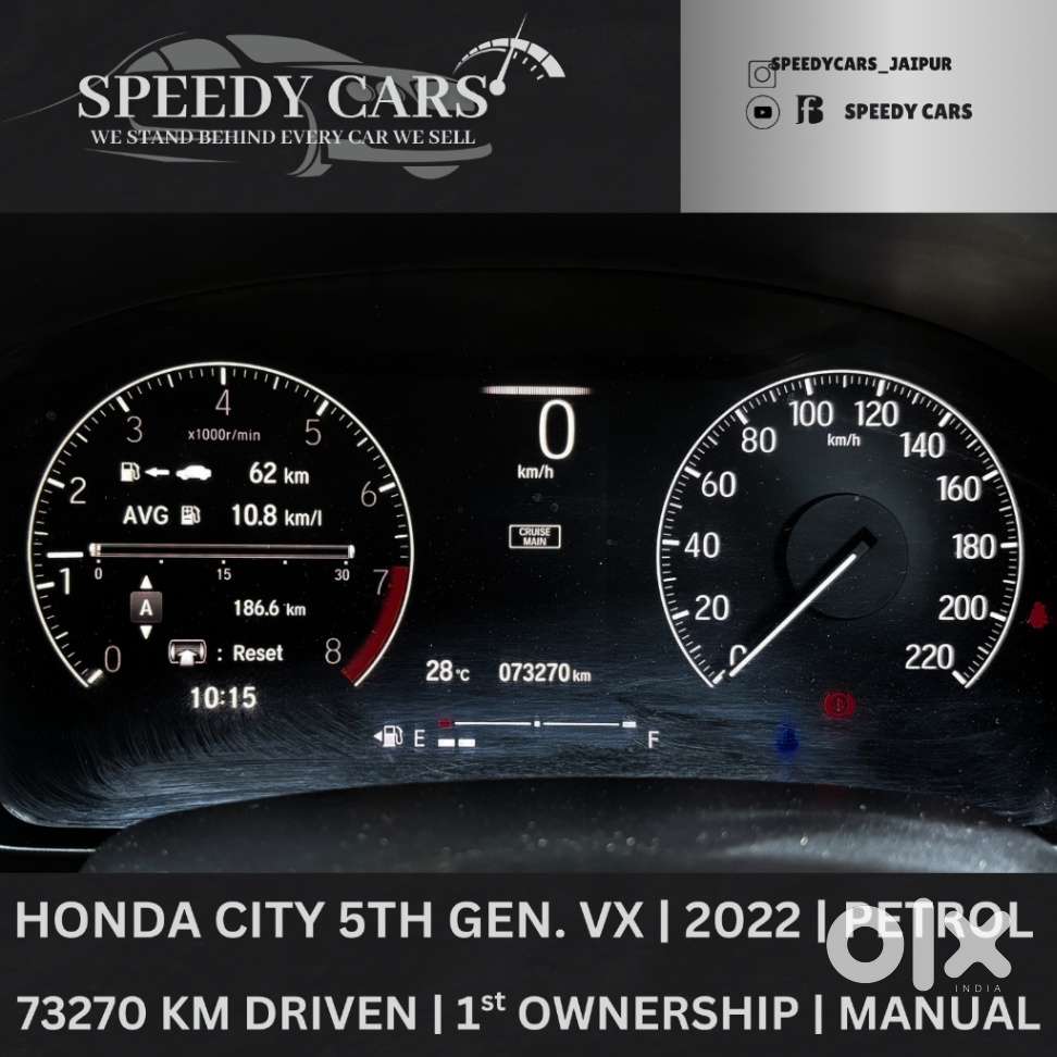 Honda City 1.5 V 5th Gen I-vtec Mt, 2022, Petrol