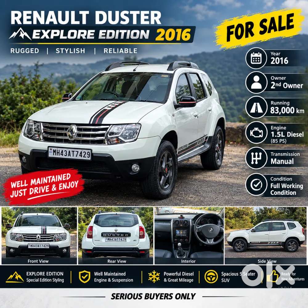 Renault Duster 85ps 2016