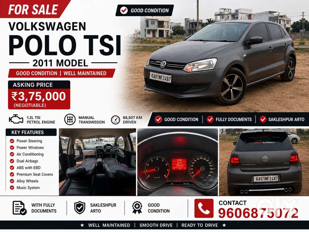 Volkswagen Polo Petrol Manual 2011