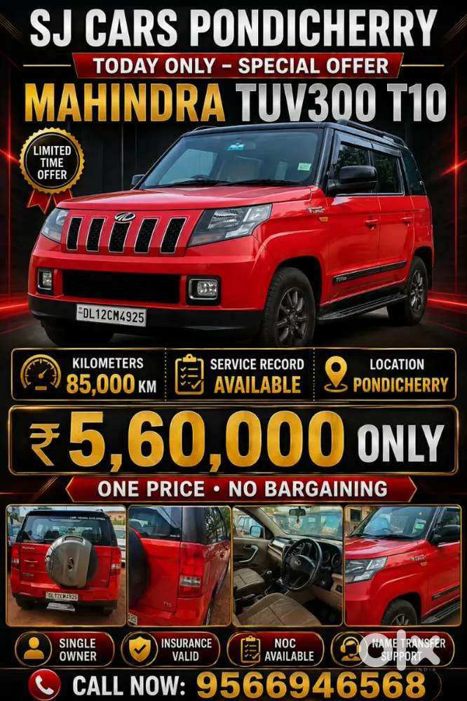 Mahindra Tuv 300 Diesel 2017