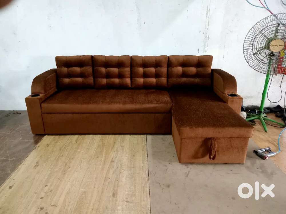 Comfort designs: Brand New L shape sofa cumbed at reasonable price