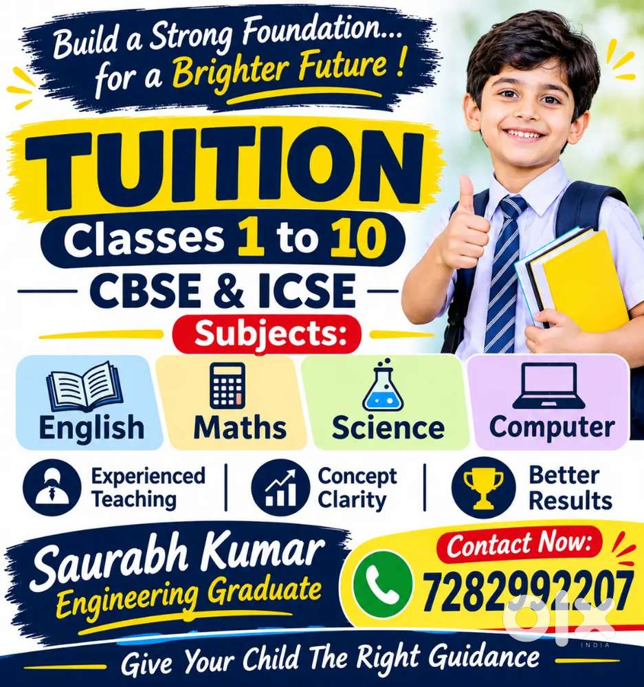 Tution for CBSE / ICSE students