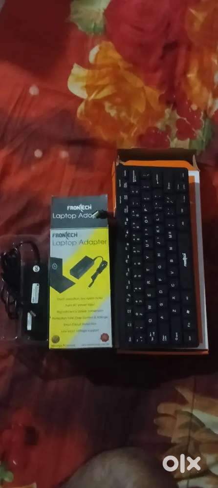 FRONTECH LAPTOP ADAPTER & FRONTECH MINI KEYBOARD