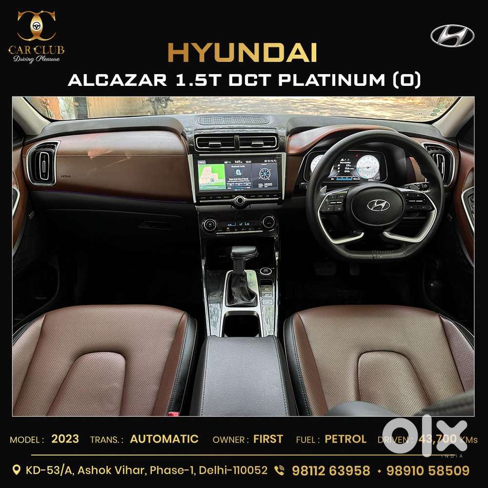 Hyundai Alcazar Platinum (o) 7 Str 1.5 Petrol Dct, 2023, Petrol