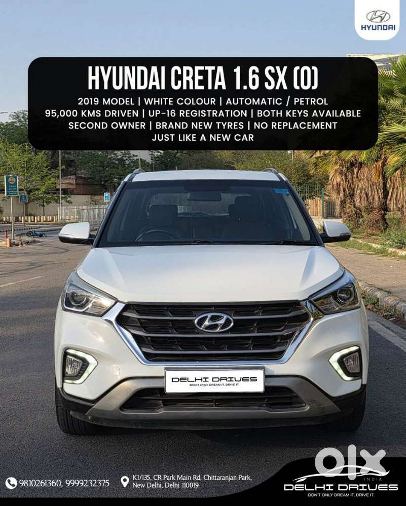 Hyundai Creta 1.6 Sx Automatic, 2019, Petrol