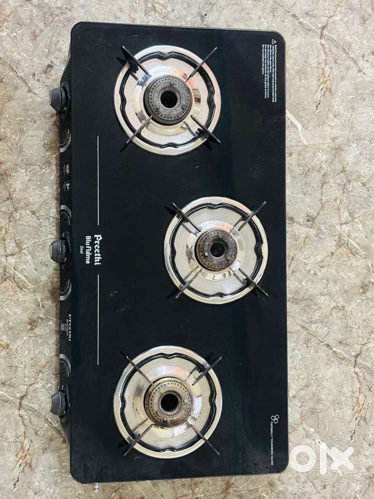 Preethi Blu Flame Zeal 3 Burner Gas Stove | Only 5 Months Used