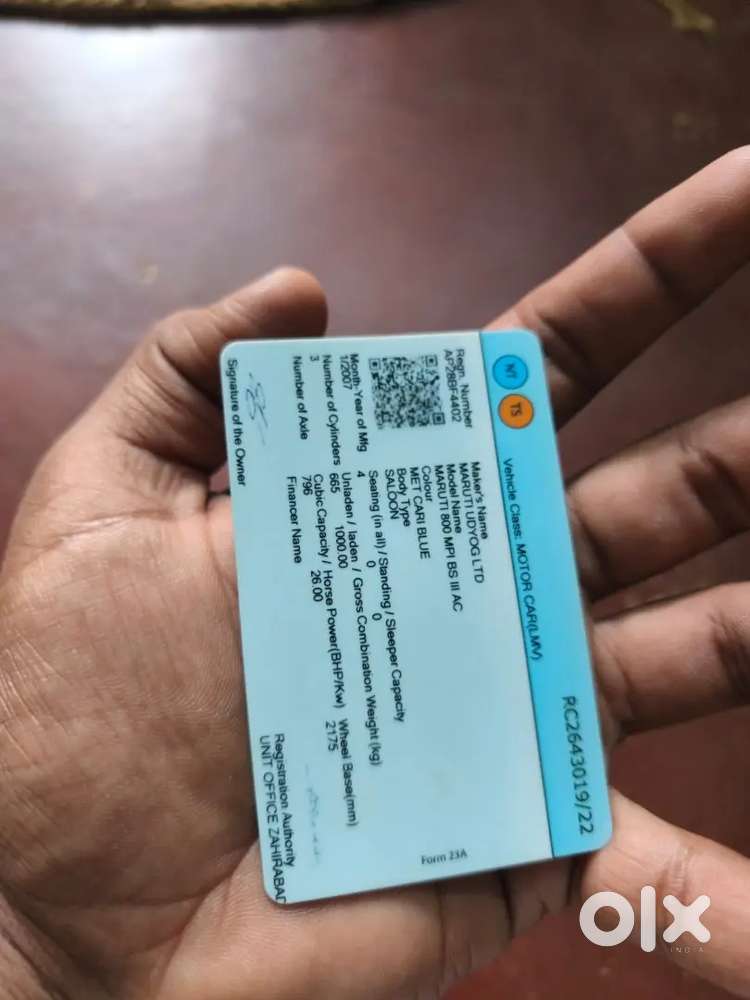 2007 Maruti Suzuki 800 Ac Petrol Manual