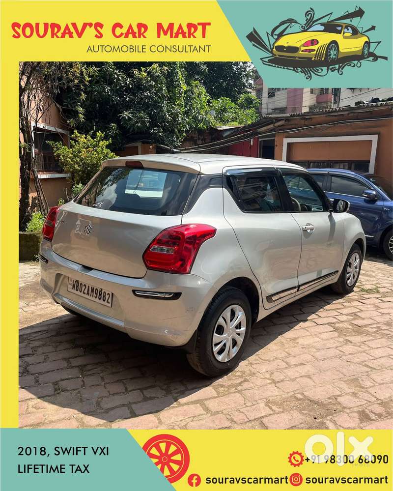 Maruti Suzuki Swift Vxi + Manual, 2018, Petrol