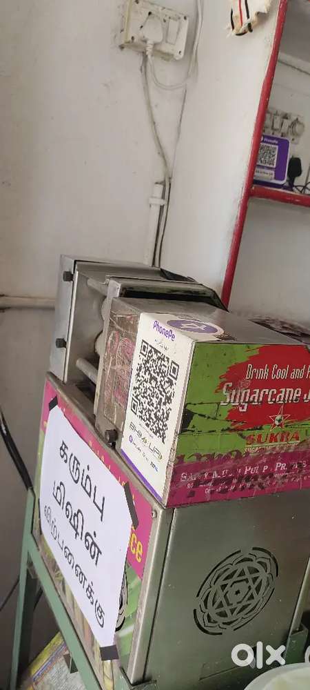 Electric sugarcane juice machine