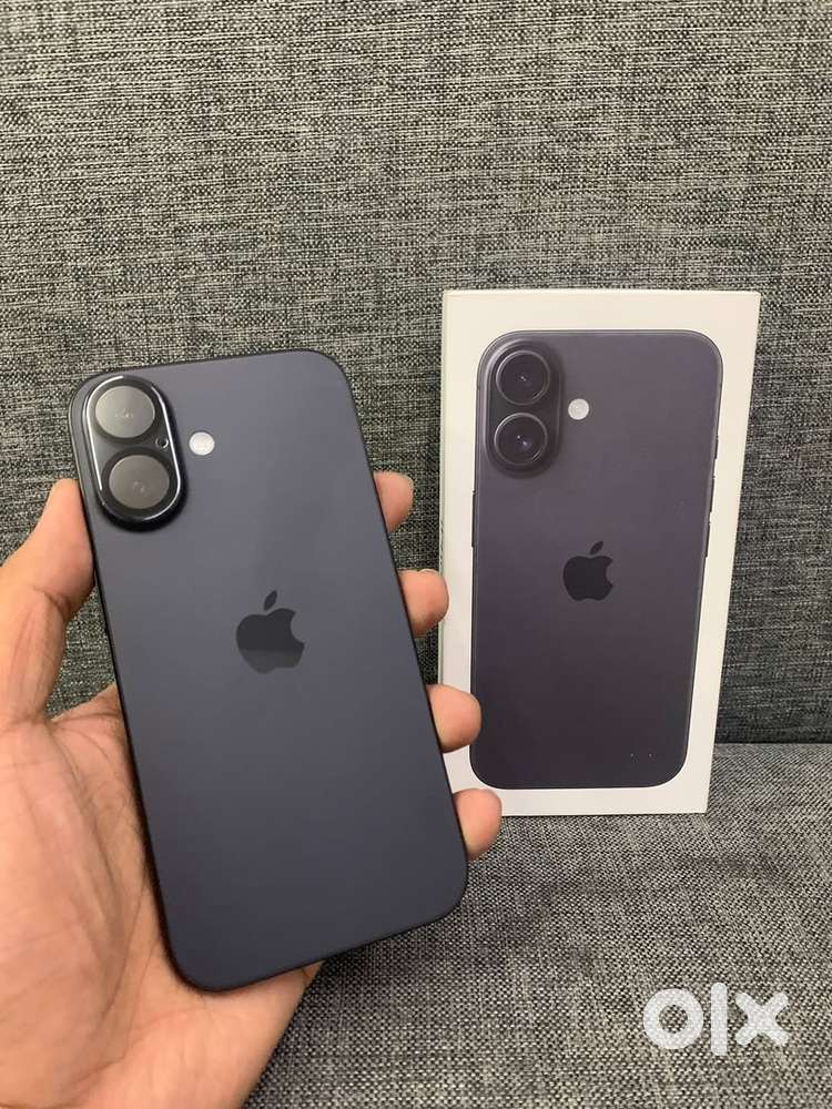 Take iPhone 16 128 gb variant black colour with all accessories