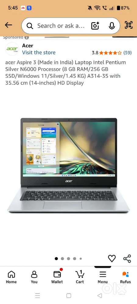 Acer aspire 3