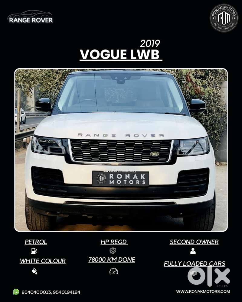 Land Rover Range 3.0 Petrol Lwb Vogue, 2019, Petrol