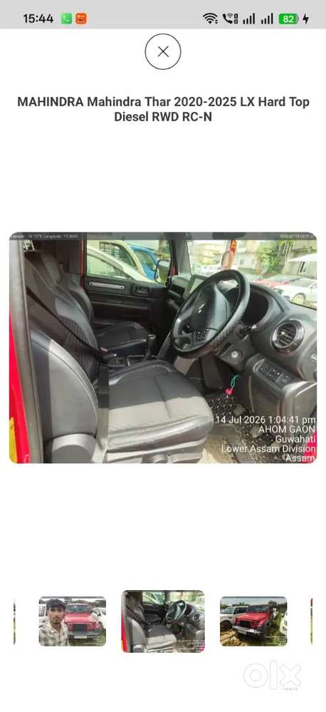 Mahindra Thar.e Diesel 2024 Bank Seized Car
