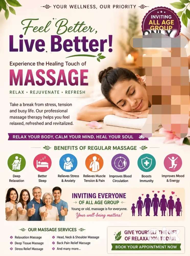 Relaxing & professional massage services