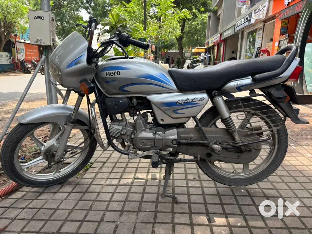 Splendor Plus I3s Silver Colour Price Hero Splendor Splendor Bike