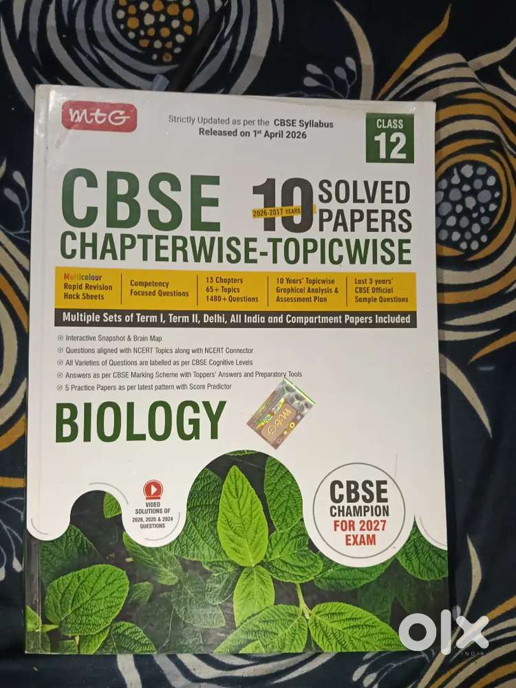BIOLOGY - Previous Year Solved Question book