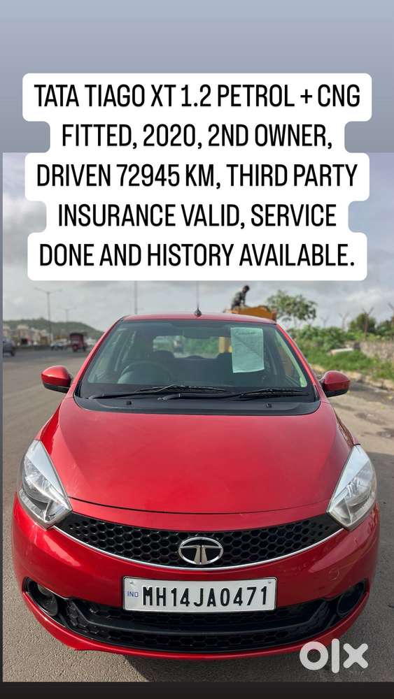 Tata Tiago 1.2 Revotron Xt (o), 2020, Cng & Hybrids