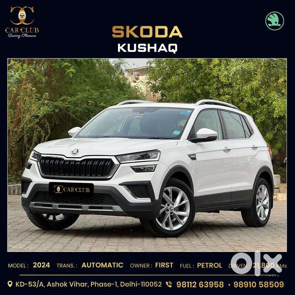 Skoda Kushaq 1.0 Tsi Style At (6 Airbags), 2024, Petrol