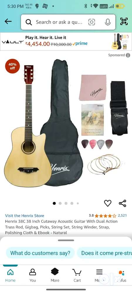 Guitar Used Musical Instruments for sale in Chennai OLX